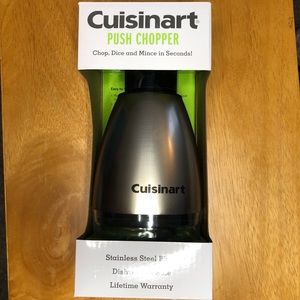 Cuisinart Stainless Steel Push Chopper